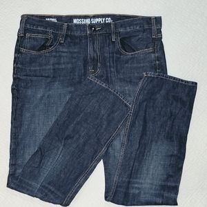 Men's dark wash Mossimo Slim Straight jeans size 38w x 32L